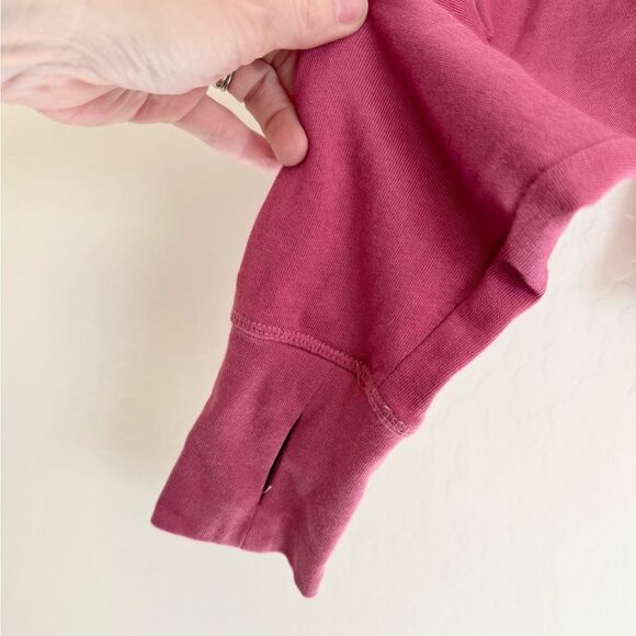Sweaty Betty after class cropped sweatshirt Pink Size 8 (M) - Picture 8 of 9